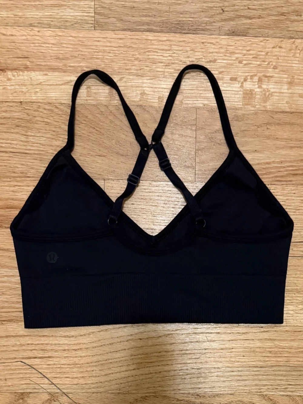 Lululemon Ebb to Street Bra Light Support C/D Cup Black Size 6 Convertible Strap